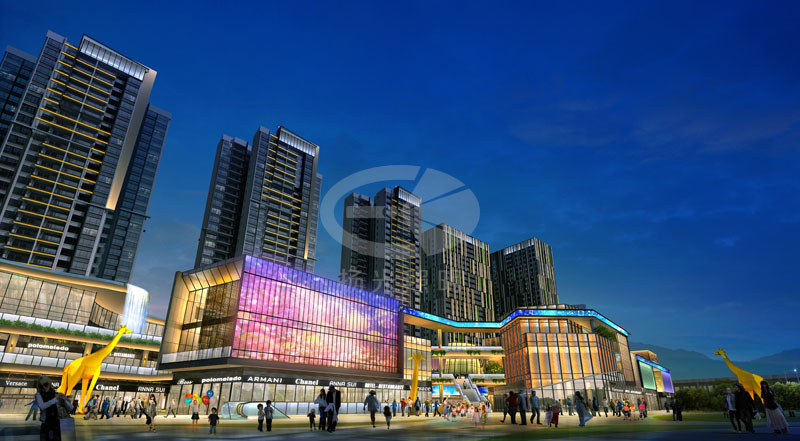 商業(yè)廣場夜景亮化設(shè)計(jì) 商業(yè)廣場夜景亮化設(shè)計(jì)