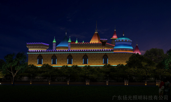 汕頭錦峰新城小區(qū)夜景照明設計